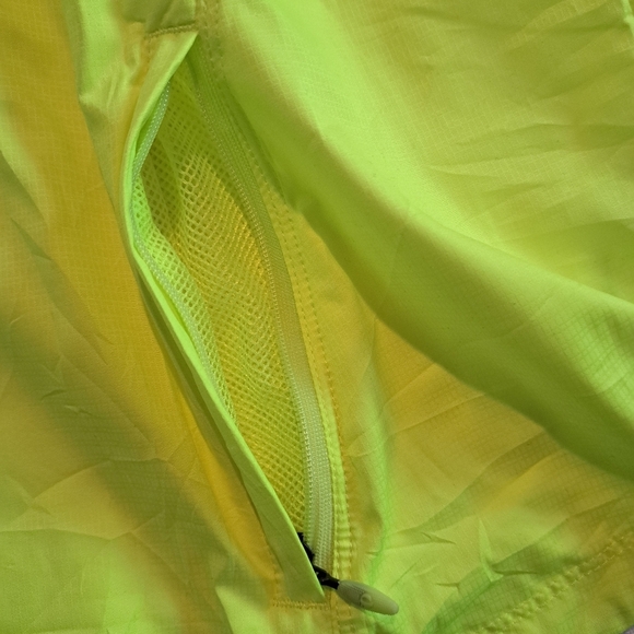 Pearl Izumi Elite Barrier womens size XL convertible jacket vest neon yellow EUC - Picture 6 of 13